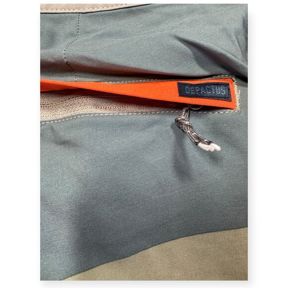 Depactus Head High Board Shorts Waist 34” Multi Color 4 Way Stretch Beach Wear - Picture 7 of 7